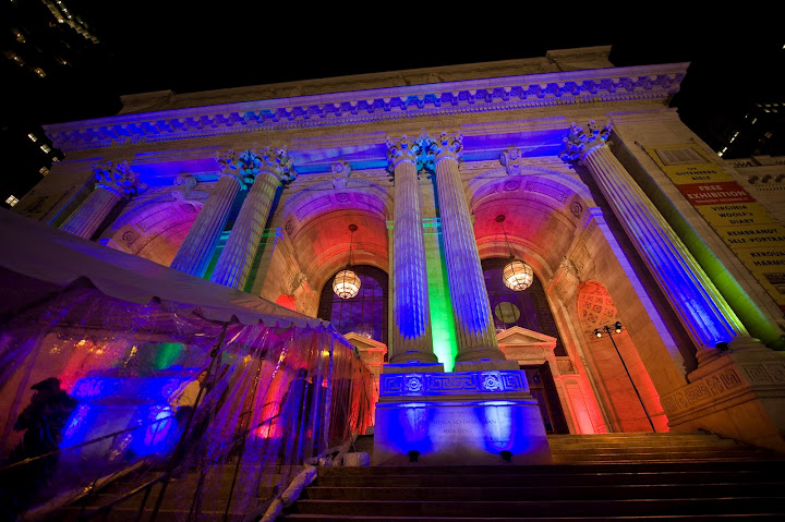 NYC Public Library holiday party